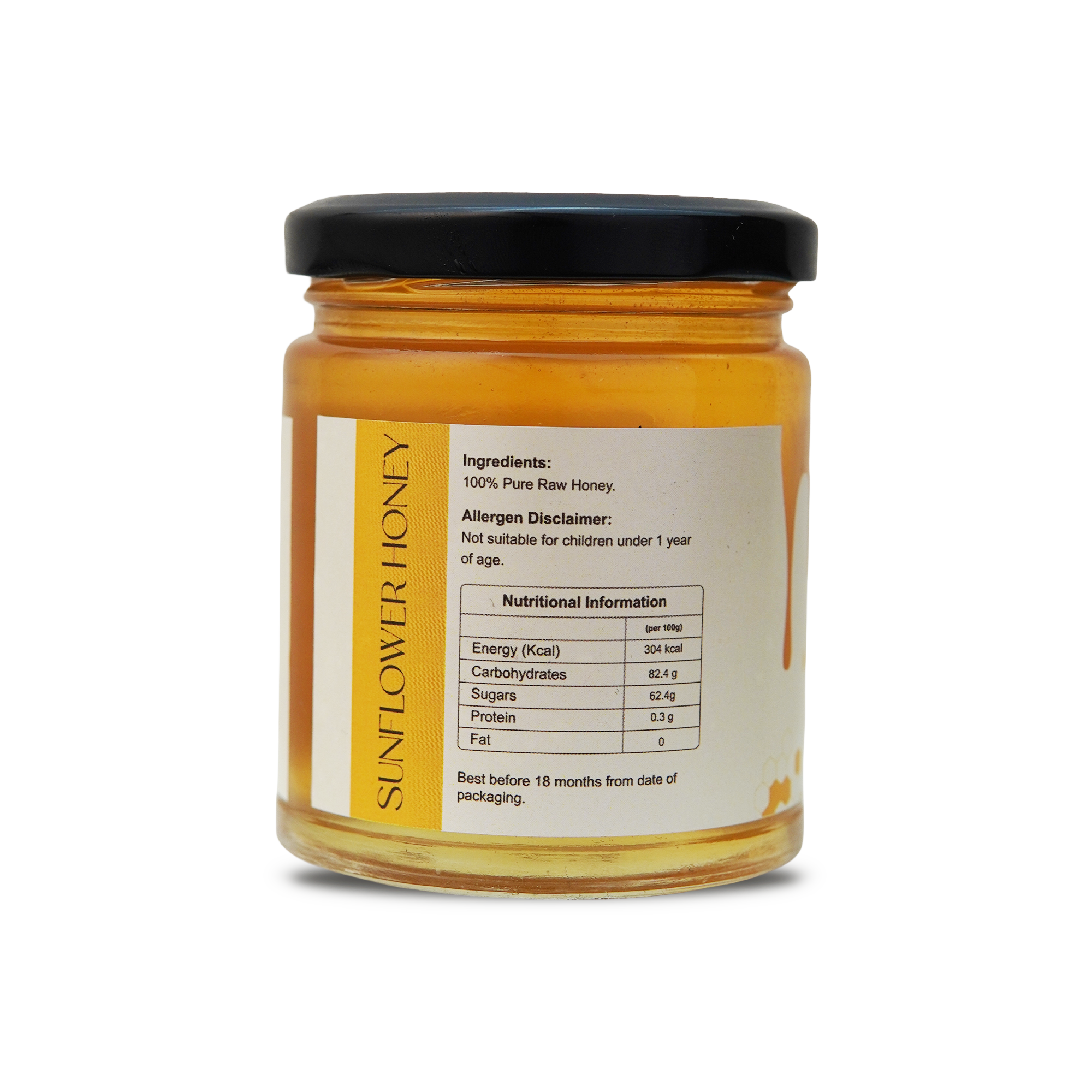 HUNIWA Sunflower Honey | Natural Floral Honey